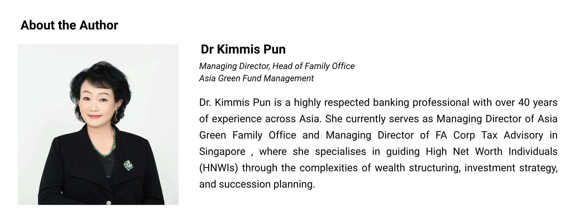 Dr Kimmis Pun